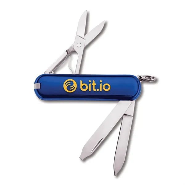 Knife featuring a  2 1/4" handle, blade, scissors, nail file,... from ASI 46170 Compass Industries Inc