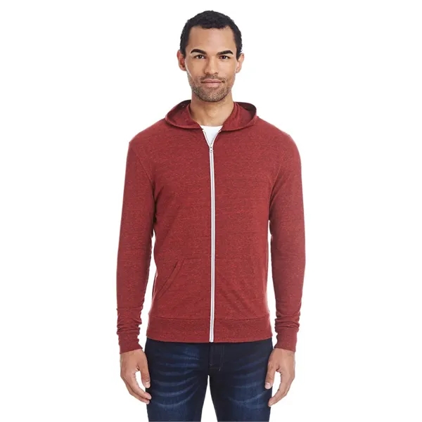 Threadfast Apparel Triblend Full-Zip Light Hoodie... from ASI 84358 S&S Activewear