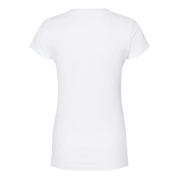 Tultex Women's Slim Fit Fine Jersey V-Neck T-Shirt... from ASI 84358 S&S Activewear