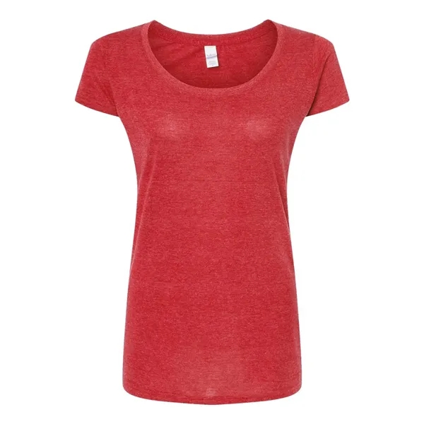Tultex Women's Poly-Rich Scoop Neck T-Shirt... from ASI 84358 S&S Activewear