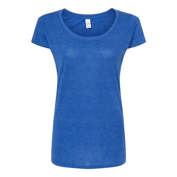 Tultex Women's Poly-Rich Scoop Neck T-Shirt... from ASI 84358 S&S Activewear