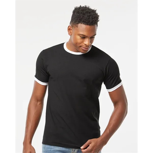 Tultex Unisex Fine Jersey Ringer T-Shirt... from ASI 84358 S&S Activewear