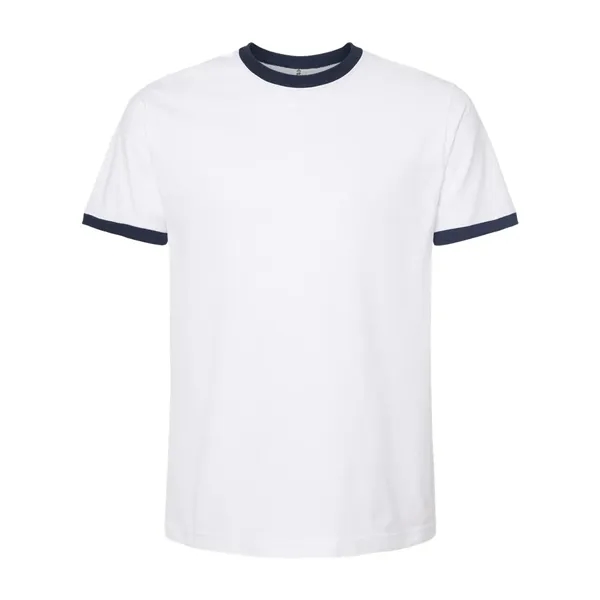 Tultex Unisex Fine Jersey Ringer T-Shirt... from ASI 84358 S&S Activewear