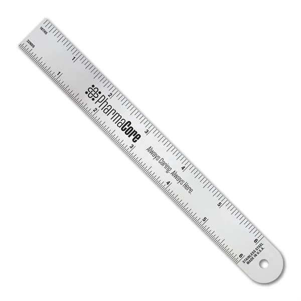 .020 stainless steel 6.75" x 0.75" ruler measuring 16ths over 32nds.... from ASI 53430 Executive Line / Executive Line®