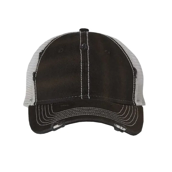 Dirty-washed mesh cap. Blank product.... from ASI 84358 S&S Activewear