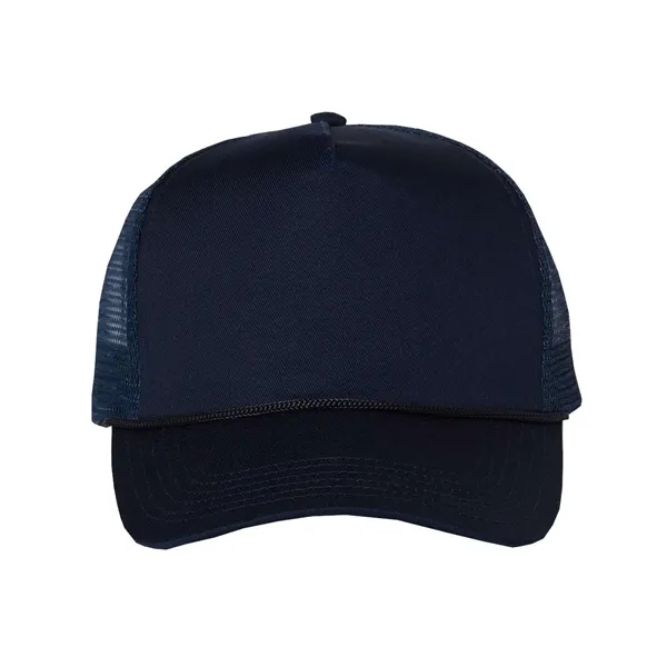 5-panel trucker cap with mesh side panels. Blank product.... from ASI 84358 S&S Activewear