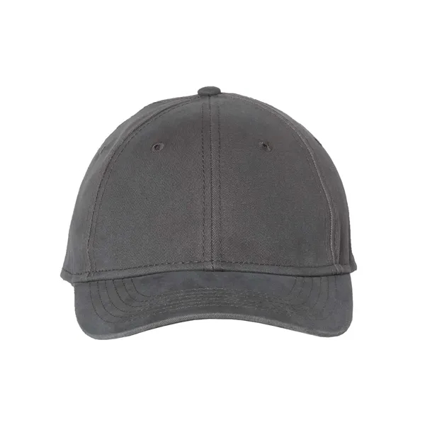 Peach-washed cotton structured cap, 6-panel, mid-profile silhouette. Blank product.... from ASI 84358 S&S Activewear