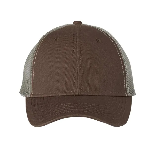 Structured, mid-profile washed trucker cap. Blank product.... from ASI 84358 S&S Activewear