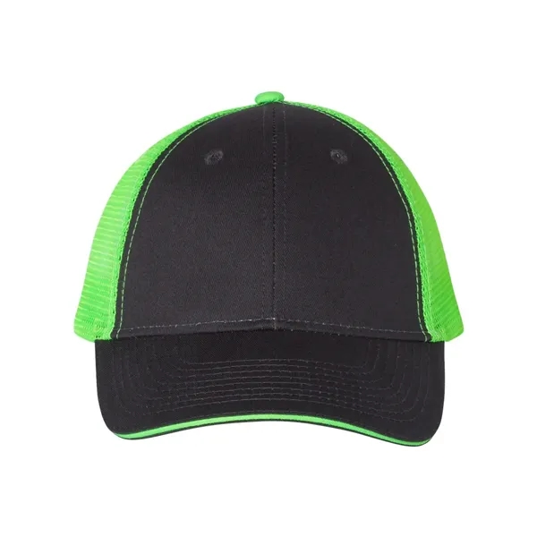 Structured six-panel trucker cap, blank.... from ASI 84358 S&S Activewear