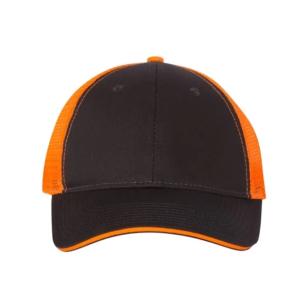 Structured six-panel trucker cap, blank.... from ASI 84358 S&S Activewear