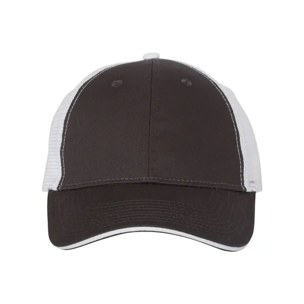 Structured six-panel trucker cap, blank.... from ASI 84358 S&S Activewear