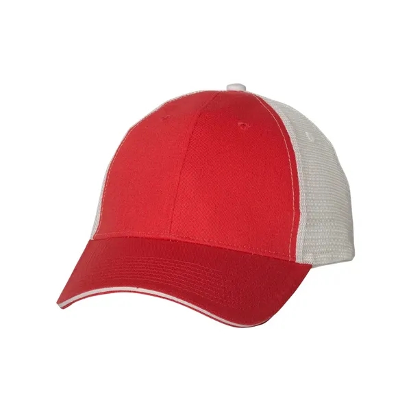 Structured six-panel trucker cap, blank.... from ASI 84358 S&S Activewear