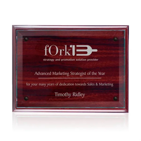 Rosewood Plaque.... from ASI 84592 St Regis Group / Prestige Glass