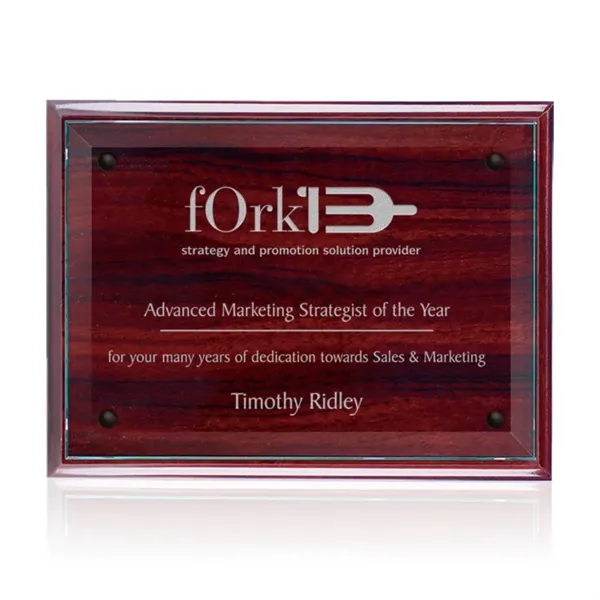 Rosewood Plaque.... from ASI 84592 St Regis Group / Prestige Glass