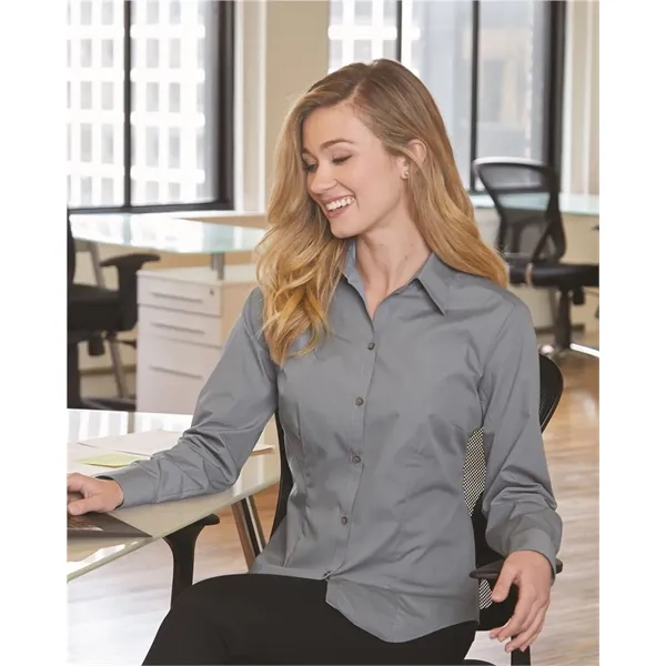 Ladies' silky poplin shirt.... from ASI 84358 S&S Activewear
