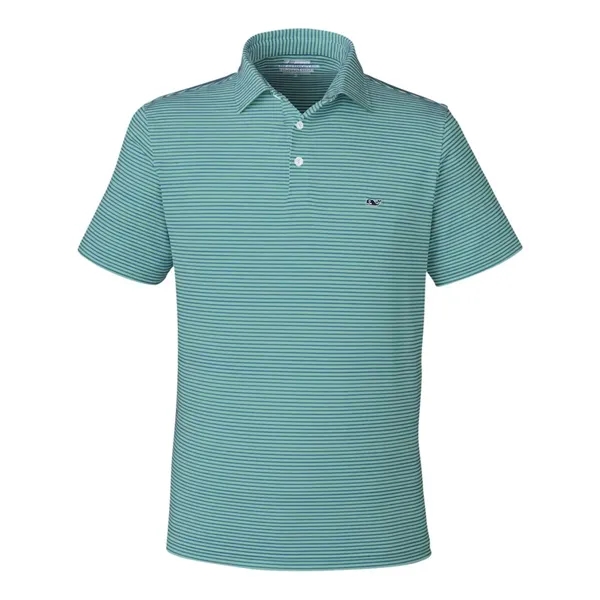 Vineyard Vines Bradley Stripe Sankaty Polo... from ASI 84358 S&S Activewear