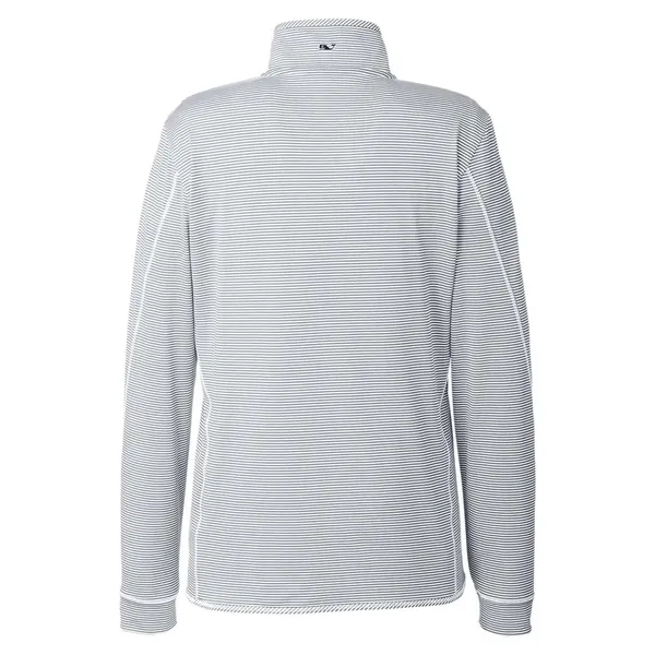 Vineyard Vines Women's Microstripe Sankaty Half-Zip Pullover... from ASI 84358 S&S Activewear