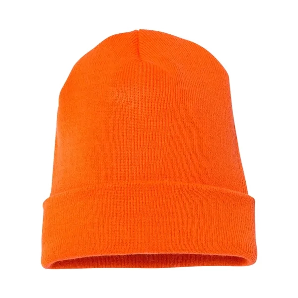 12" acrylic, hypoallergenic cuffed beanie... from ASI 84358 S&S Activewear