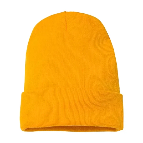 12" acrylic, hypoallergenic cuffed beanie... from ASI 84358 S&S Activewear