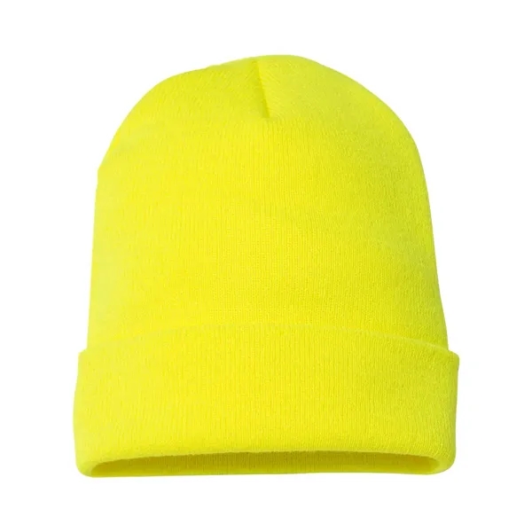 12" acrylic, hypoallergenic cuffed beanie... from ASI 84358 S&S Activewear
