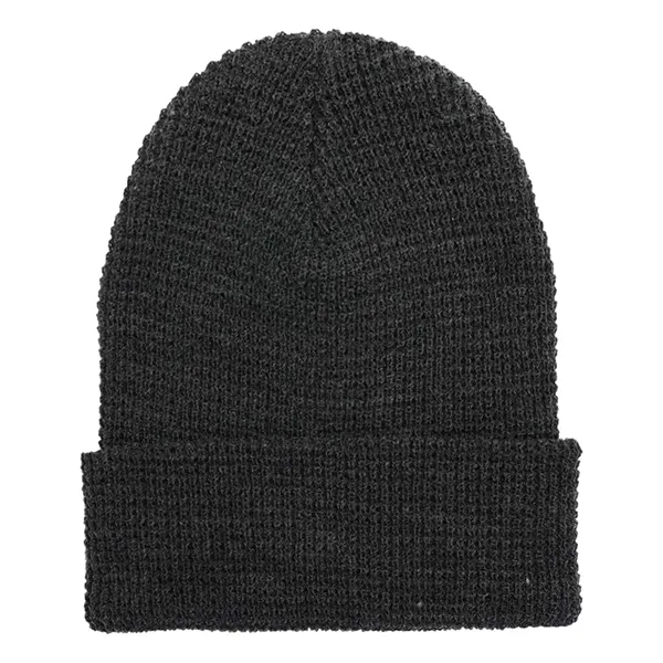 YP Classics Waffle Cuffed Beanie... from ASI 84358 S&S Activewear