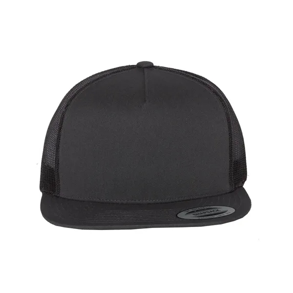 Classic trucker cap with flat bill. Blank.... from ASI 84358 S&S Activewear