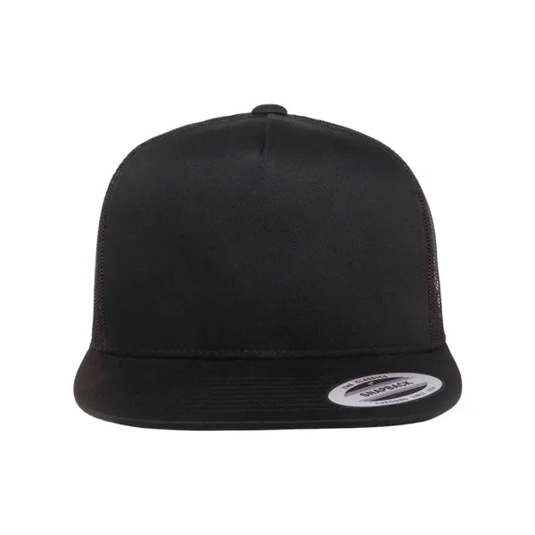 Classic trucker cap with flat bill. Blank.... from ASI 84358 S&S Activewear