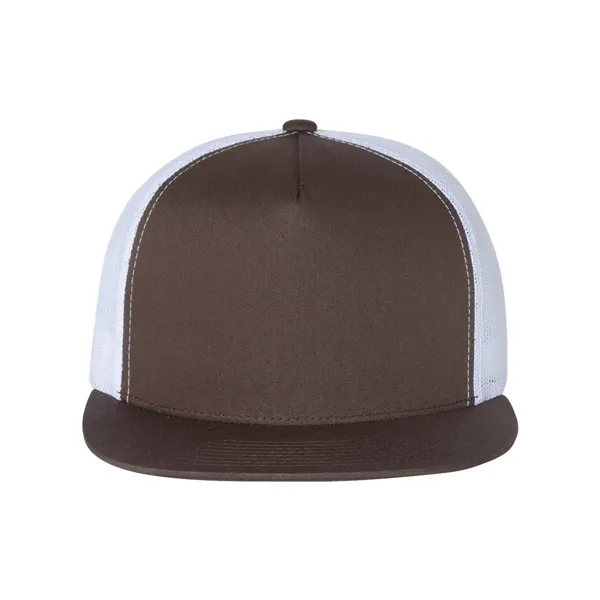 Classic trucker cap with flat bill. Blank.... from ASI 84358 S&S Activewear