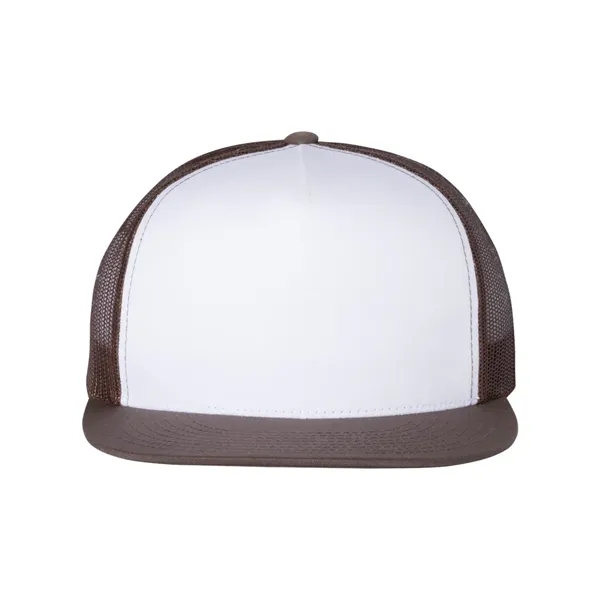 Classic trucker cap with flat bill. Blank.... from ASI 84358 S&S Activewear