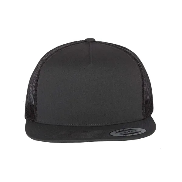 Classic trucker cap with flat bill. Blank.... from ASI 84358 S&S Activewear