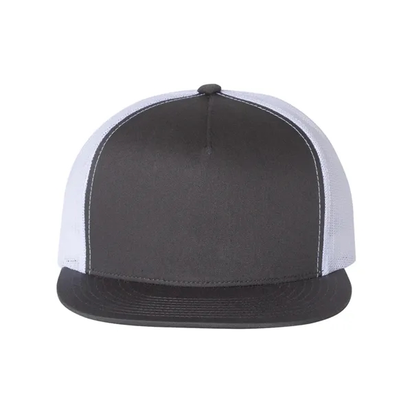 Classic trucker cap with flat bill. Blank.... from ASI 84358 S&S Activewear