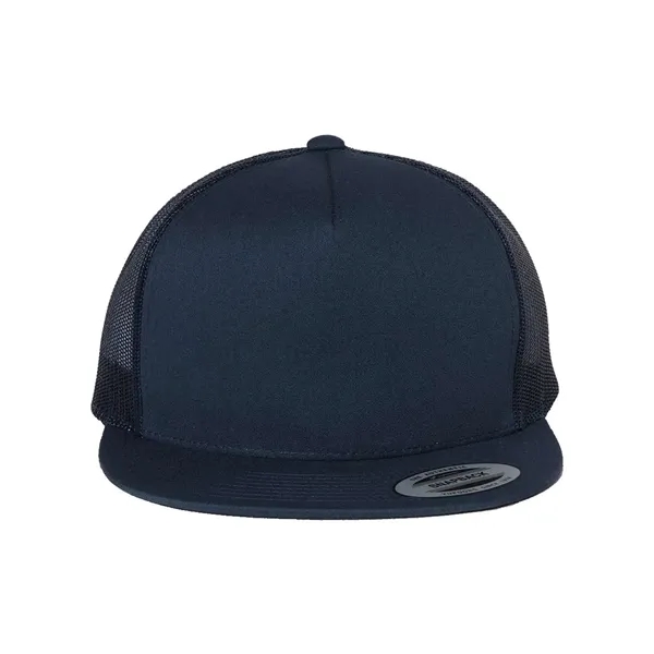 Classic trucker cap with flat bill. Blank.... from ASI 84358 S&S Activewear