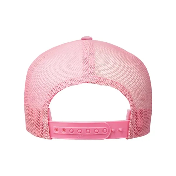 Classic trucker cap with flat bill. Blank.... from ASI 84358 S&S Activewear