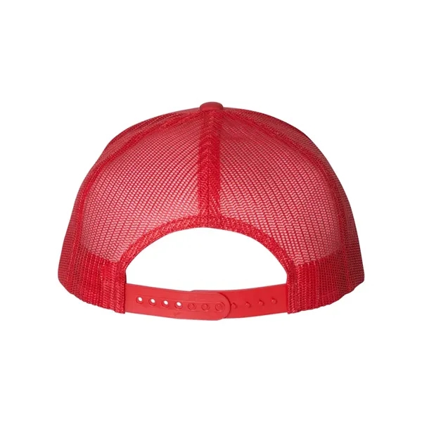 Classic trucker cap with flat bill. Blank.... from ASI 84358 S&S Activewear