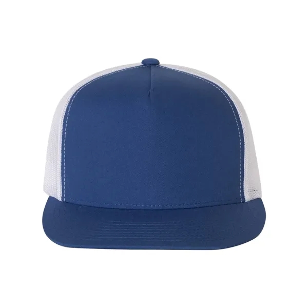 Classic trucker cap with flat bill. Blank.... from ASI 84358 S&S Activewear
