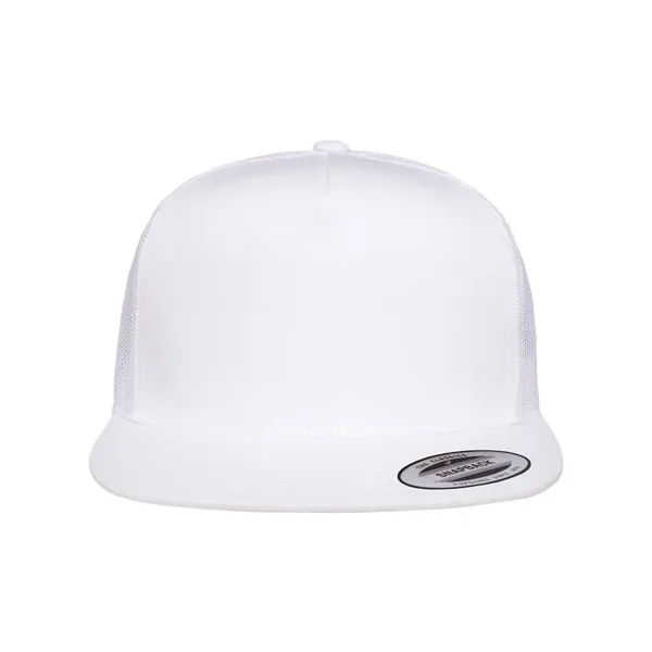Classic trucker cap with flat bill. Blank.... from ASI 84358 S&S Activewear