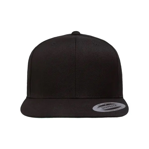 Wool blend flat bill snapback cap. Blank.... from ASI 84358 S&S Activewear