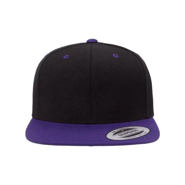 Wool blend flat bill snapback cap. Blank.... from ASI 84358 S&S Activewear