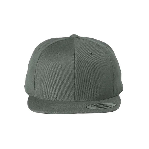 Wool blend flat bill snapback cap. Blank.... from ASI 84358 S&S Activewear