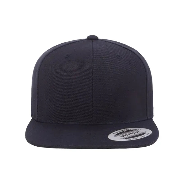 Wool blend flat bill snapback cap. Blank.... from ASI 84358 S&S Activewear