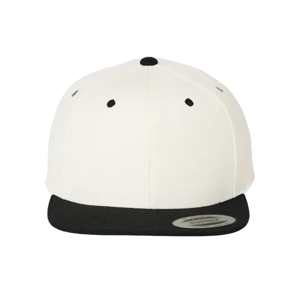 Wool blend flat bill snapback cap. Blank.... from ASI 84358 S&S Activewear