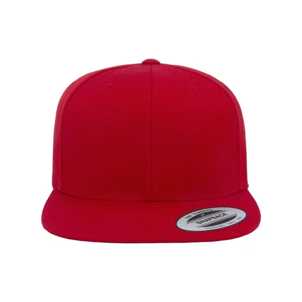 Wool blend flat bill snapback cap. Blank.... from ASI 84358 S&S Activewear