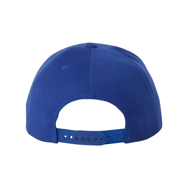 Wool blend flat bill snapback cap. Blank.... from ASI 84358 S&S Activewear