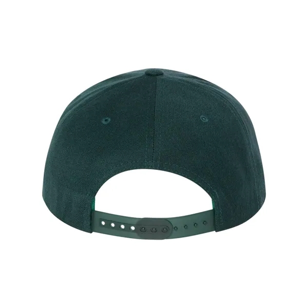 Wool blend flat bill snapback cap. Blank.... from ASI 84358 S&S Activewear