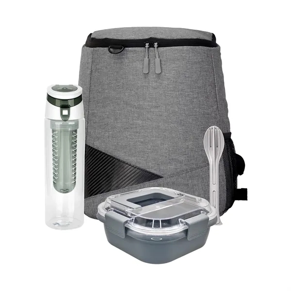 Trendy Lunch Box & Utensil Backpack Set... from ASI 30208 A P Specialties / AP Specialties