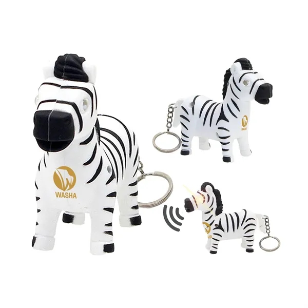Zebra LED Keychain... from ASI 31517 Admart Products / Admart Line