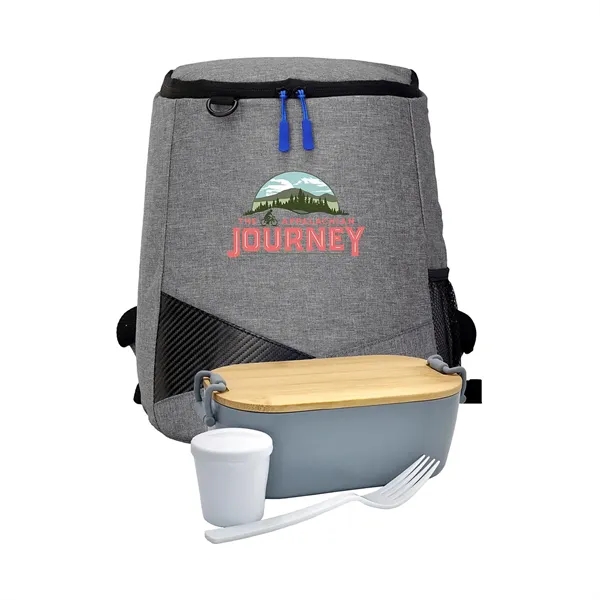 Bamboo Lunch Box Backpack Set... from ASI 30208 A P Specialties / AP Specialties