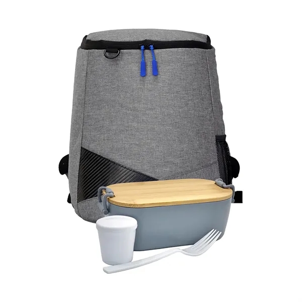 Bamboo Lunch Box Backpack Set... from ASI 30208 A P Specialties / AP Specialties