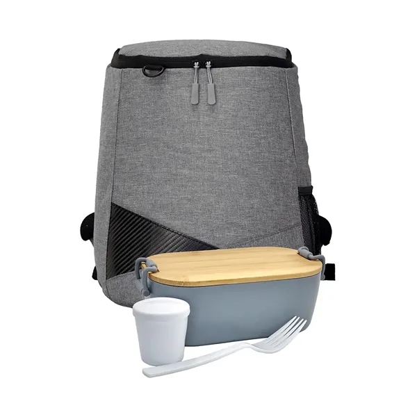 Bamboo Lunch Box Backpack Set... from ASI 30208 A P Specialties / AP Specialties