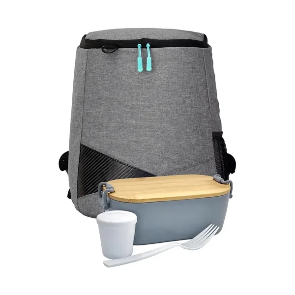 Bamboo Lunch Box Backpack Set... from ASI 30208 A P Specialties / AP Specialties